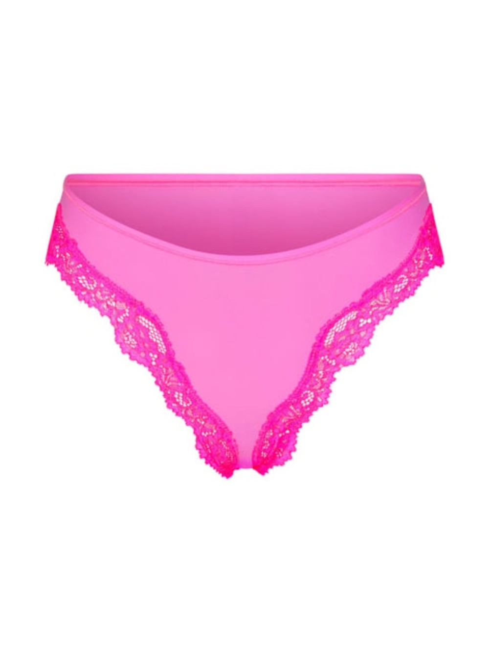 Skims Fits Everybody Lace Tanga Taffy Tanga Size Medium